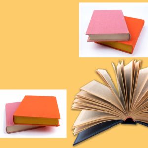 collage of various books. each one is shot separately